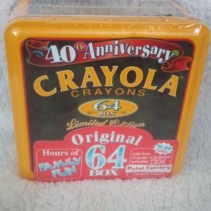 SEALED - 40th Anniversary CRAYOLA Crayons Limited Edition Tin - 1998